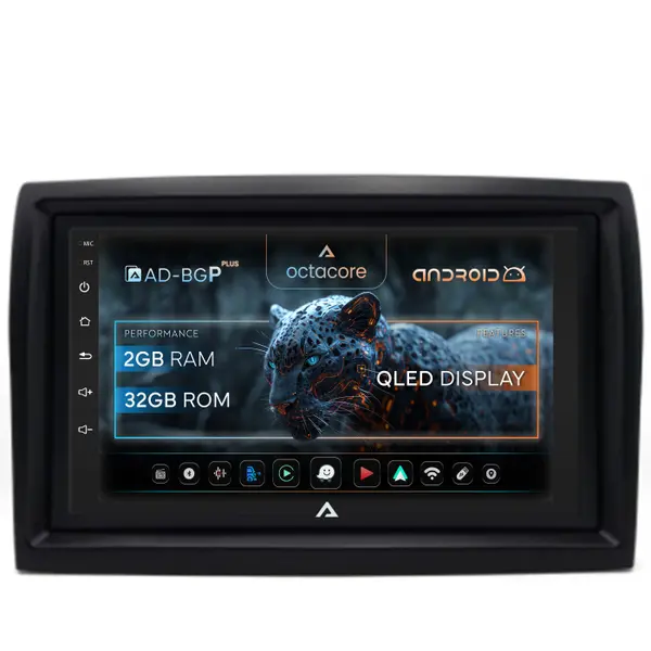 Navigatie Fiat Ducato, Citroen Jumper, Peugeot Boxer, Android, P-Octacore 2GB RAM + 32GB ROM, 7 Inch - AD-BGP1002+AD-BGRFI0262DIN