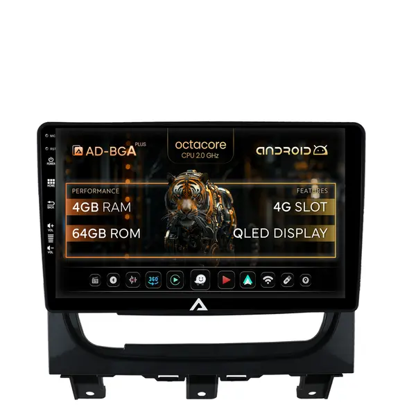Navigatie Fiat Strada Idea (2011-2016), Android, A-Octacore 4GB RAM + 64GB ROM, 9 Inch - AD-BGA9004+AD-BGRKIT350