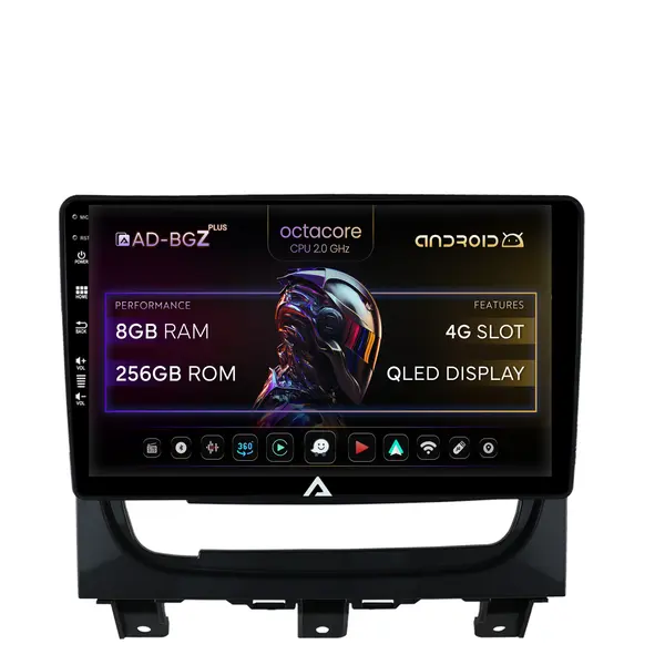 Navigatie Fiat Strada Idea (2011-2016), Android, Z-Octacore 8GB RAM + 256GB ROM, 9 Inch - AD-BGZ9008+AD-BGRKIT350
