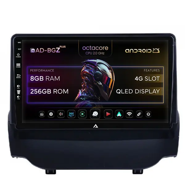 Navigatie Ford EcoSport (2013-16) Android, Z-octacore 8GB RAM + 256GB ROM, 9 Inch - AD-BGZ9008+BGRKIT118