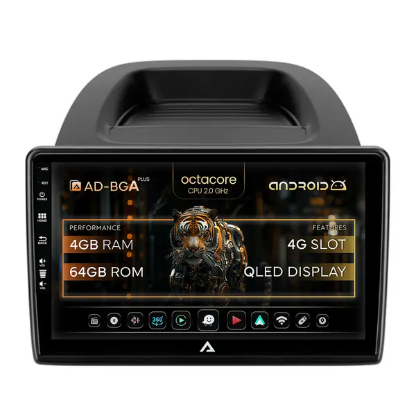 Navigatie Ford EcoSport (2017-prezent) Android, A-octacore 4GB RAM + 64GB ROM, 10.1 Inch AD-BGA10004+BGRKIT119