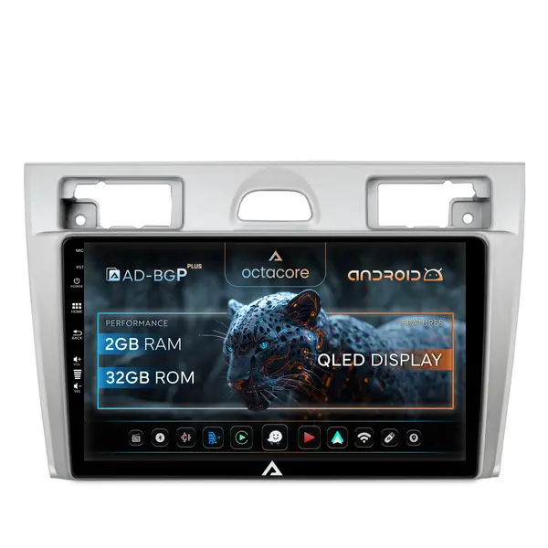 Navigatie Ford Fiesta (2002-2008), Android, P-Octacore 2GB RAM + 32GB ROM, 9 inch - AD-BGP9002+AD-BGRKIT143