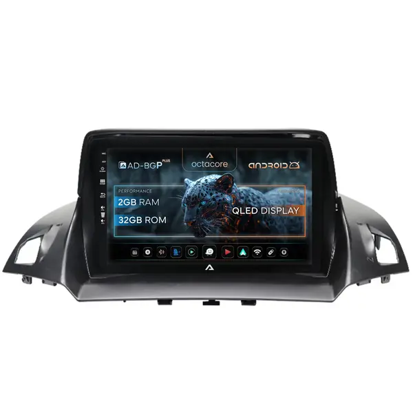 Navigatie Ford Kuga C-Max (2011-2018), Android, P-Octacore 2GB RAM + 32GB ROM, 9 Inch - AD-BGP9002+AD-BGRKIT114