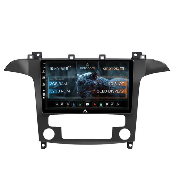 Navigatie Ford S-Max Galaxy (2006-2015), Android, E-Octacore 2GB RAM + 32GB ROM, 9 Inch - AD-BGE9002+AD-BGRKIT125