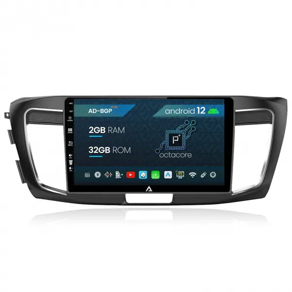 Navigatie Honda Accord 9 (2013-2017), Android 12, P-Octacore 2GB RAM + 32GB ROM, 10.1 Inch - AD-BGP10002+AD-BGRKIT002