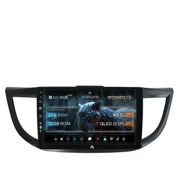 Navigatie Honda CRV (2011-2016), Android, E-Octacore 2GB RAM + 32GB ROM, 9 Inch - AD-BGE10002+AD-BGRKIT003