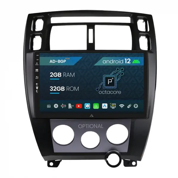 Navigatie Hyundai Tucson (2006-2013), Android 12, P-Octacore 2GB RAM + 32GB ROM, 10.1 Inch - AD-BGP10002+AD-BGRKIT200B
