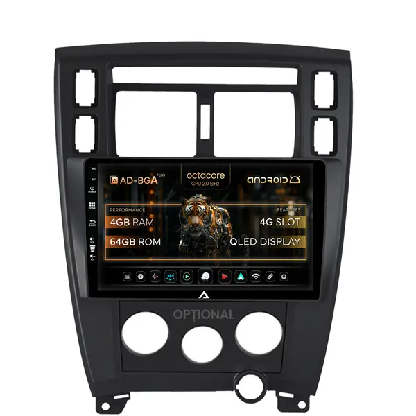 Navigatie Hyundai Tucson (2006-2013), Android, A-Octacore 4GB RAM + 64GB ROM, 10.1 Inch - AD-BGA10004+AD-BGRKIT200B