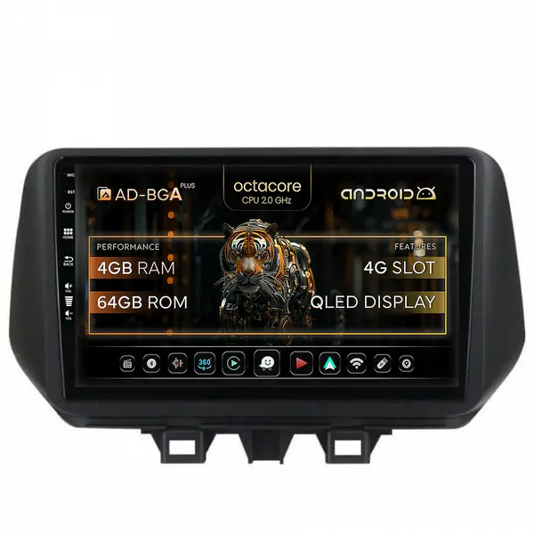 Navigatie Hyundai Tucson (2018-2020), Android, A-Octacore 4GB RAM + 64GB ROM, 9 Inch - AD-BGA9004+AD-BGRKIT204