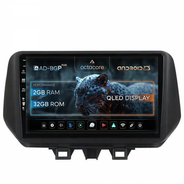 Navigatie Hyundai Tucson (2018-2020), Android, P-Octacore 2GB RAM + 32GB ROM, 9 Inch - AD-BGP9002+AD-BGRKIT204