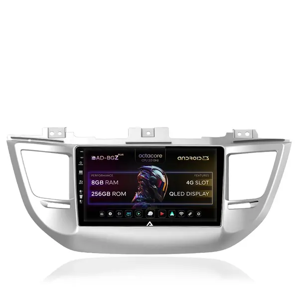 Navigatie Hyundai Tucson 3 (2015-2018), Android, Z-Octacore 8GB RAM + 256GB ROM, 9 Inch - AD-BGZ9008+AD-BGRKIT176