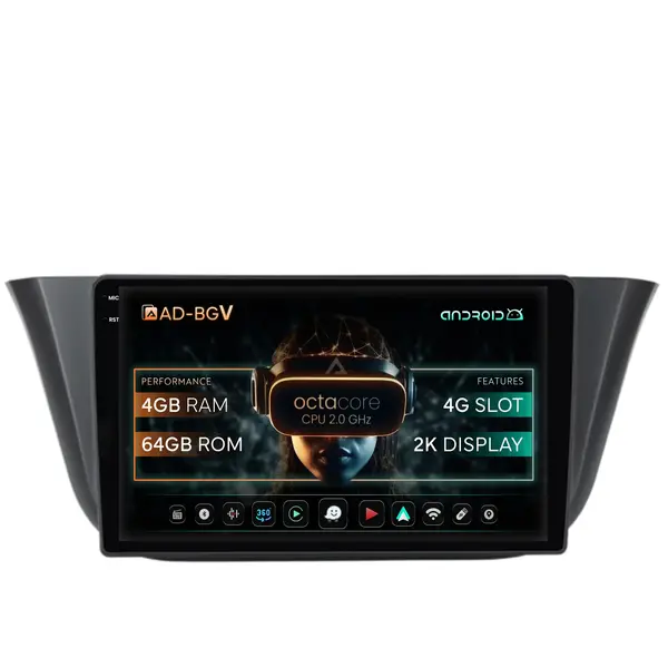 Navigatie Iveco Daily (2013+), Android, V-Octacore 4GB RAM + 64GB ROM, 9.5 Inch - AD-BGV9004+AD-BGRKIT361