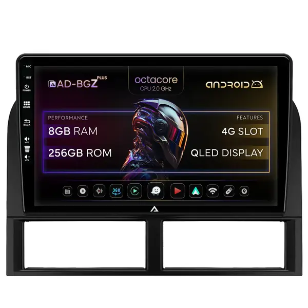 Navigatie Jeep Grand Cherokee (1998-2004), Android, Z-Octacore 8GB RAM + 256GB ROM, 9 Inch - AD-BGZ9008+AD-BGRKIT296