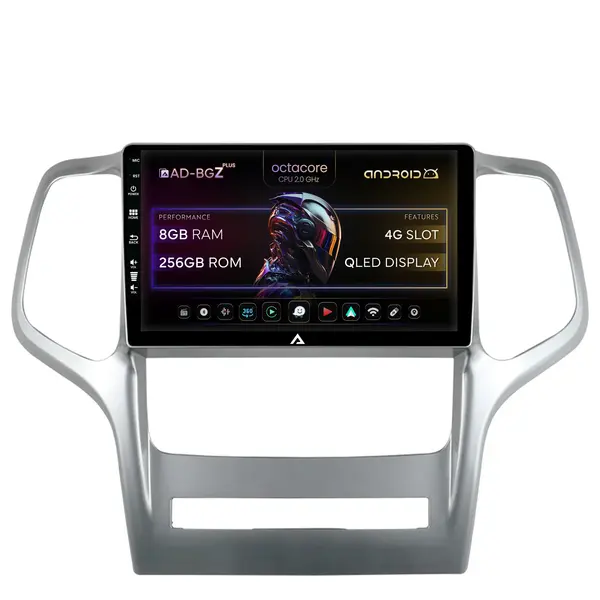 Navigatie Jeep Grand Cherokee (2010-2013), Android, Z-Octacore 8GB RAM + 256GB ROM, 9 Inch - AD-BGZ9008+AD-BGRKIT297