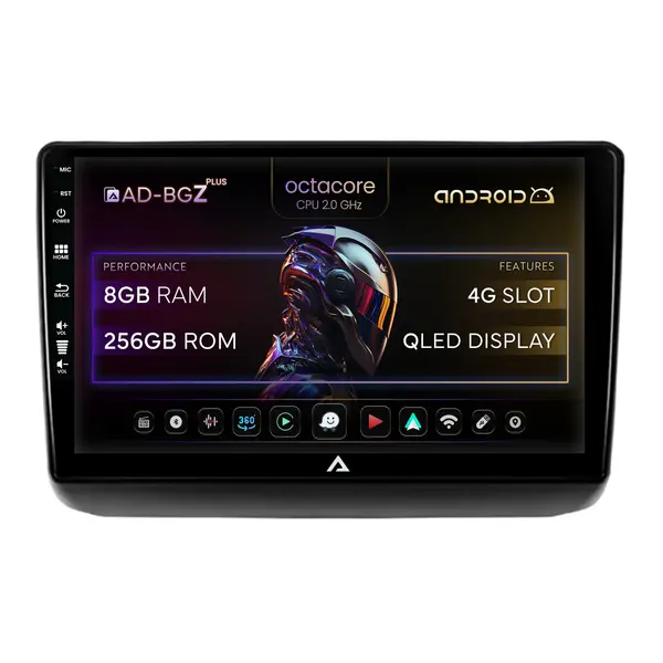 Navigatie Jeep Grand Cherokee (2013-2020), Android, Z-Octacore 8GB RAM + 256GB ROM, 9 Inch - AD-BGZ9008+AD-BGRKIT298