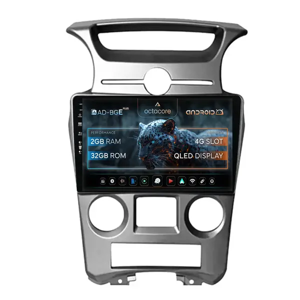 Navigatie Kia Carens (2007-2011), Android, E-Octacore 2GB RAM + 32GB ROM, 9 Inch - AD-BGE9002+AD-BGRKIT209V2