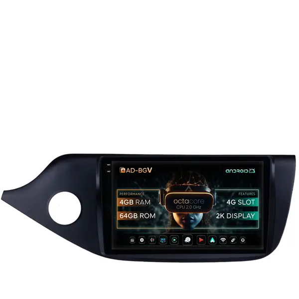 Navigatie Kia CEED (2012-2018), Android, V-Octacore 4GB RAM + 64GB ROM, 9.5 Inch - AD-BGV9004+AD-BGRKIT149