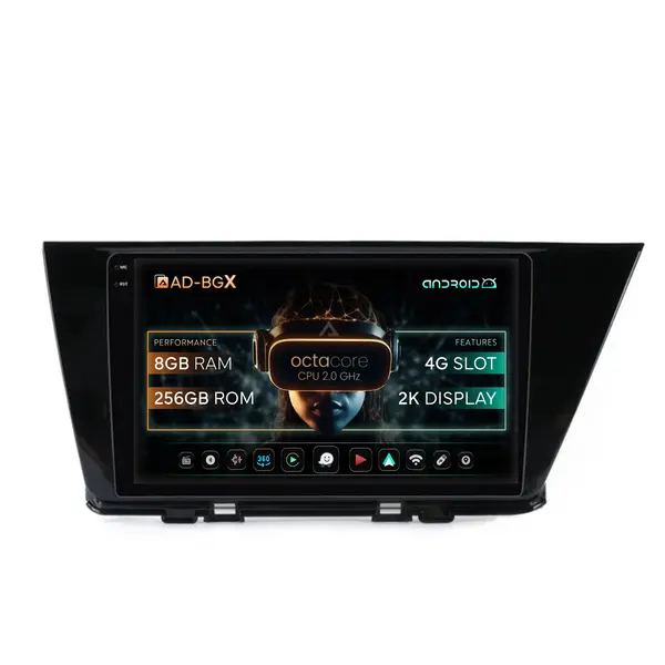 Navigatie Kia Niro (2016+), Android, X-Octacore 8GB RAM + 256GB ROM, 9.5 Inch - AD-BGX9008+AD-BGRKIT152