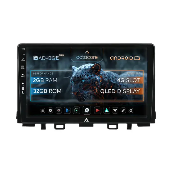 Navigatie Kia Rio (2017-2024), Android, E-Octacore 2GB RAM + 32GB ROM, 9 Inch - AD-BGE9002+AD-BGRKIT222