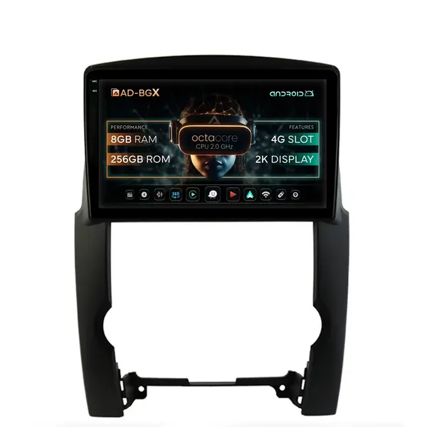 Navigatie Kia Sorento (2009-2013), Android, X-Octacore 8GB RAM + 256GB ROM, 10.36 Inch - AD-BGX10008+AD-BGRKIT208