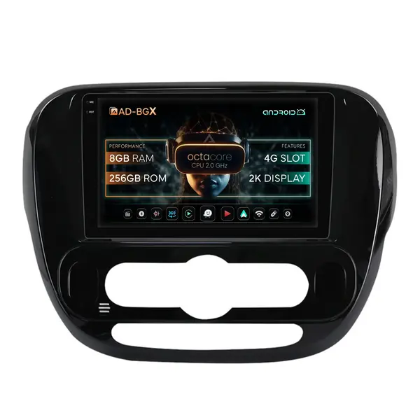 Navigatie Kia Soul (2014-2019), Android, X-Octacore 8GB RAM + 256GB ROM, 9.5 Inch - AD-BGX9008+AD-BGRKIT233V2