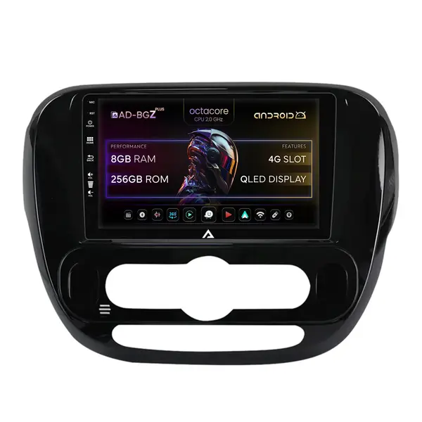 Navigatie Kia Soul (2014-2019), Android, Z-Octacore 8GB RAM + 256GB ROM, 9 Inch - AD-BGZ9008+AD-BGRKIT233V2