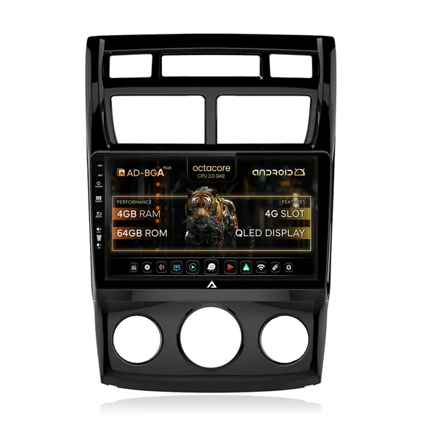 Navigatie Kia Sportage (2005-2010) M AC, Android, A-Octacore 4GB RAM + 64GB ROM, 9 Inch - AD-BGA9004+AD-BGRKIT148S