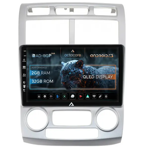 Navigatie Kia Sportage (2005-2010) M AC, Android, P-Octacore 2GB RAM + 32GB ROM, 9 Inch - AD-BGP9002+AD-BGRKIT148