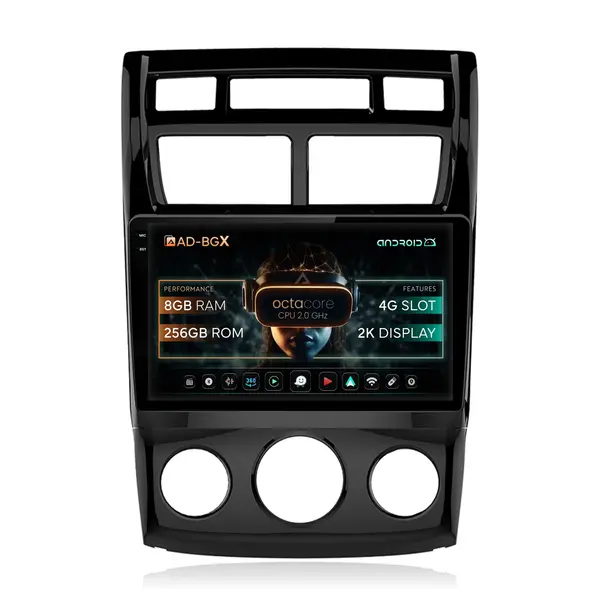 Navigatie Kia Sportage (2005-2010) M AC, Android, X-Octacore 8GB RAM + 256GB ROM, 9.5 Inch - AD-BGX9008+AD-BGRKIT148S