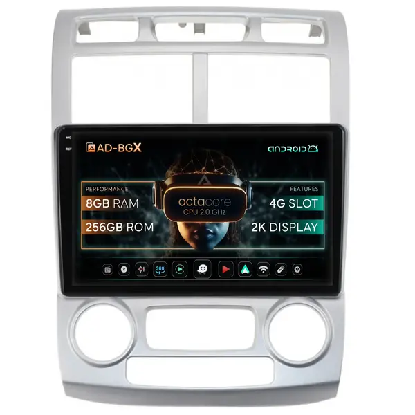 Navigatie Kia Sportage (2005-2010) M AC, Android, X-Octacore 8GB RAM + 256GB ROM, 9.5 Inch - AD-BGX9008+AD-BGRKIT148S - Copie
