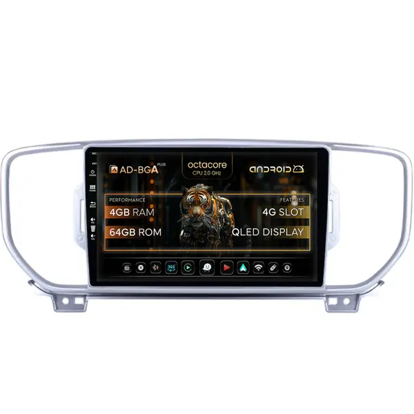 Navigatie Kia Sportage (2016-2018), Android, A-Octacore 4GB RAM + 64GB ROM, 9 Inch - AD-BGA9004+AD-BGRKIT150V2-S