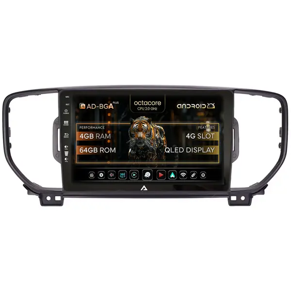Navigatie Kia Sportage (2016-2018), Android, A-Octacore 4GB RAM + 64GB ROM, 9 Inch - AD-BGA9004+AD-BGRKIT150V2-B
