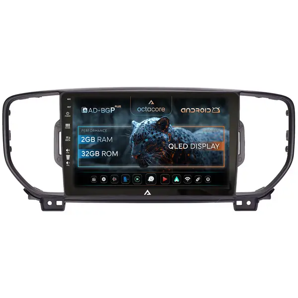 Navigatie Kia Sportage (2016-2018), Android, P-Octacore 2GB RAM + 32GB ROM, 9 Inch - AD-BGP9002+AD-BGRKIT150V2-B