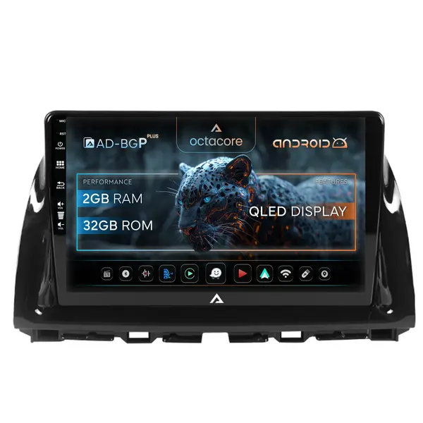 Navigatie Mazda CX-5 (2012-2015), Android, P-Octacore 2GB RAM + 32GB ROM, 10.1 Inch - AD-BGP10002+AD-BGRKIT319