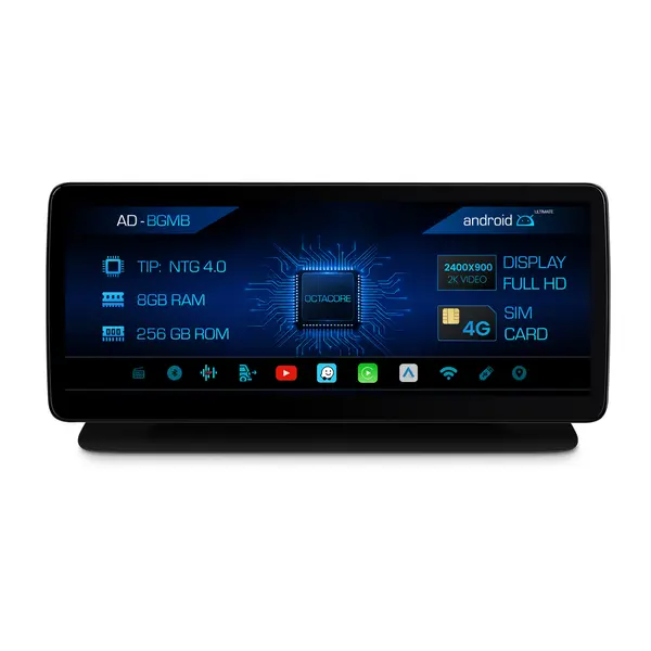 Navigatie Mercedes Benz CLS W218 (2010-2012), NTG 4.0, Android, MB-Octacore, 8GB RAM + 256GB ROM, 12.3 Inch - AD-BGMB1200840+AD-BGRKITMB012
