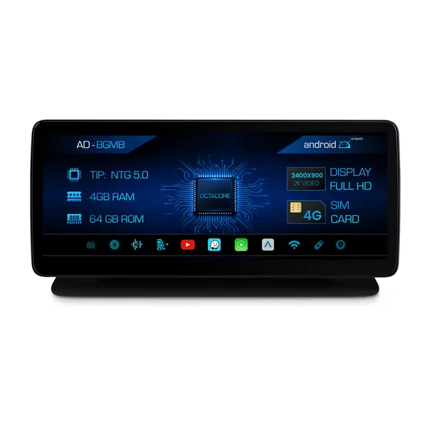 Navigatie Mercedes Benz CLS W218 (2014-2017), NTG 5.0, Android, MB-Octacore, 4GB RAM + 64GB ROM, 12.3 Inch - AD-BGMB1200450+AD-BGRKITMB012