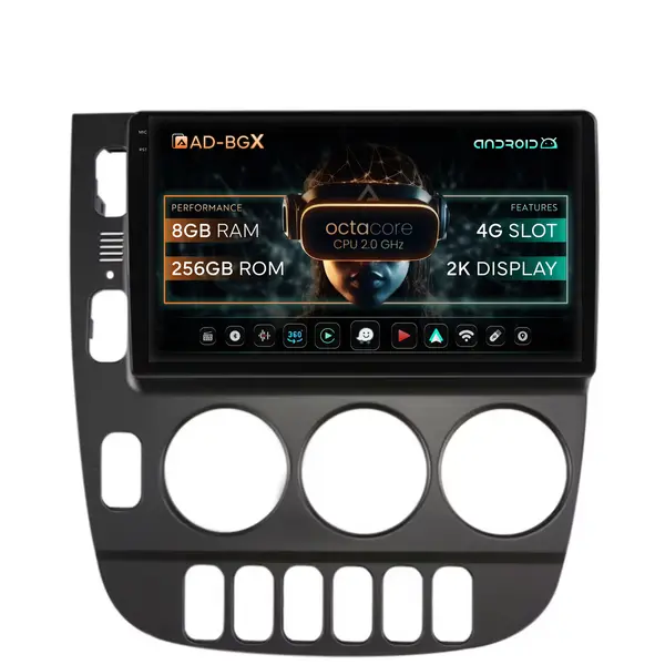 Navigatie Mercedes Benz ML W163 (1998-2005), Android, X-Octacore 8GB RAM + 256GB ROM, 9.5 Inch - AD-BGX9008+AD-BGRKIT405V2