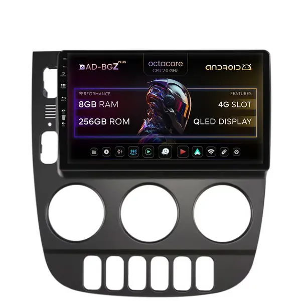 Navigatie Mercedes Benz ML W163 (1998-2005), Android, Z-Octacore 8GB RAM + 256GB ROM, 9 Inch - AD-BGZ9008+AD-BGRKIT405V3