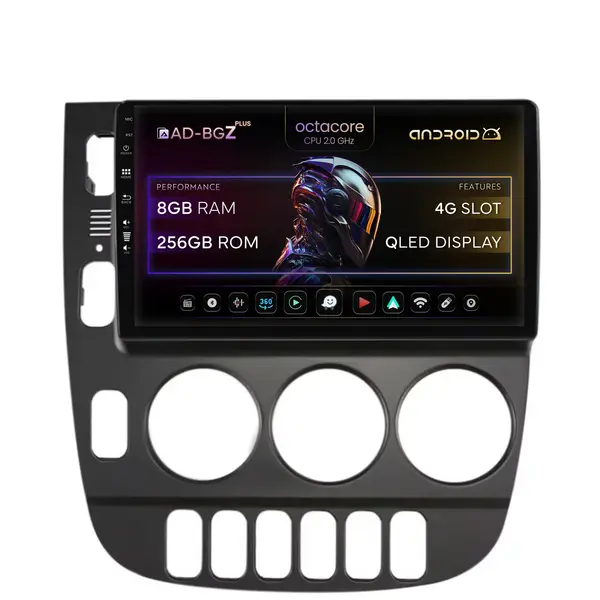 Navigatie Mercedes Benz ML W163 (1998-2005), Android, Z-Octacore 8GB RAM + 256GB ROM, 9 Inch - AD-BGZ9008+AD-BGRKIT405V2
