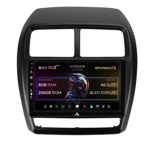 Navigatie Mitsubishi ASX (2016-2019), Android, Z-Octacore 8GB RAM + 256GB ROM, 9 Inch - AD-BGZ9008+AD-BGRKIT267V2