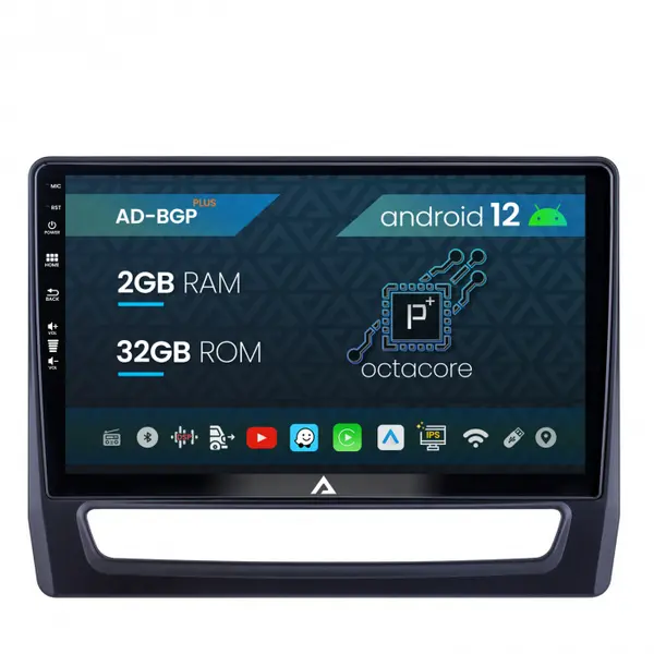 Navigatie Mitsubishi ASX (2019+), Android 12, P-Octacore 2GB RAM + 32GB ROM, 10.1 Inch - AD-BGP10002+AD-BGRKIT267V4