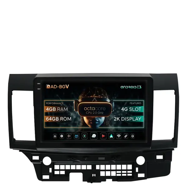 Navigatie Mitsubishi Lancer (2007-2016), Android, V-Octacore 4GB RAM + 64GB ROM, 10.36 Inch - AD-BGV10004+AD-BGRKIT269
