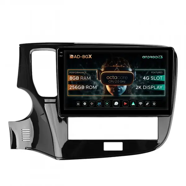 Navigatie Mitsubishi Outlander (2019-2021), Android, X-Octacore 8GB RAM + 256GB ROM, 10.36 Inch - AD-BGX10008+AD-BGRKIT281