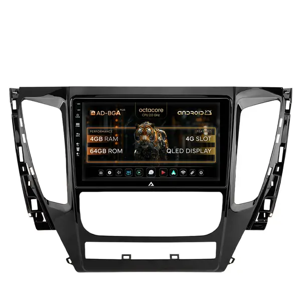 Navigatie Mitsubishi Pajero (2016-2018), Android, A-Octacore 4GB RAM + 64GB ROM, 9 Inch - AD-BGA9004+AD-BGRKIT270