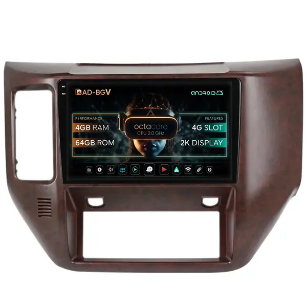 Navigatie Nissan Patrol (2004-2012), Android, V-Octacore 4GB RAM + 64GB ROM, 9.5 Inch - AD-BGV9004+AD-BGRKIT166V3