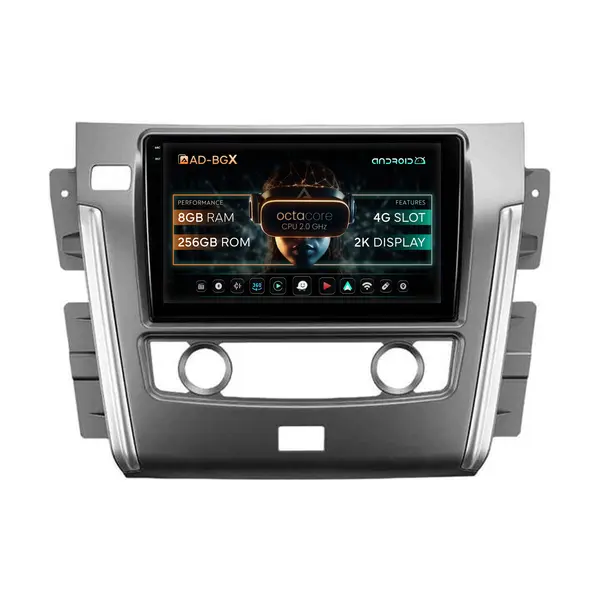 Navigatie Nissan Patrol (2012-2020), Android, X-Octacore 8GB RAM + 256GB ROM, 10.36 Inch - AD-BGX10008+AD-BGRKIT164