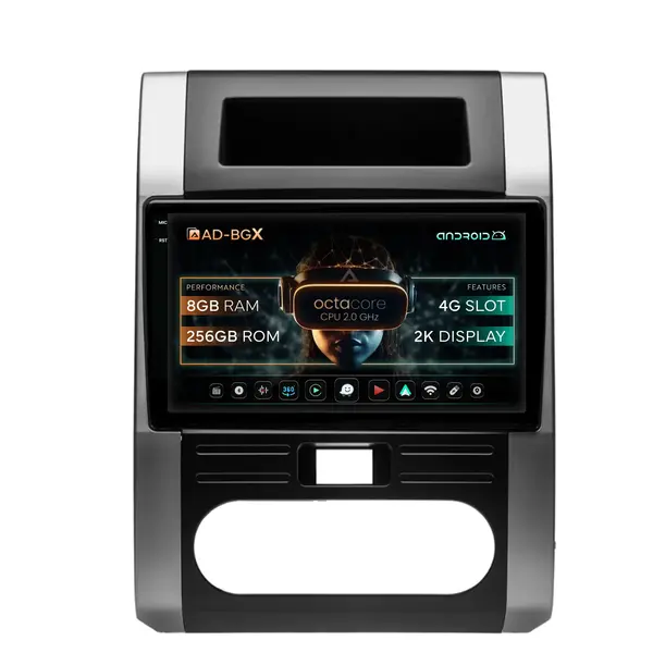 Navigatie Nissan X-Trail (2007-2013), Android, X-Octacore 8GB RAM + 256GB ROM, 10.36 Inch - AD-BGX10008+AD-BGRKIT160