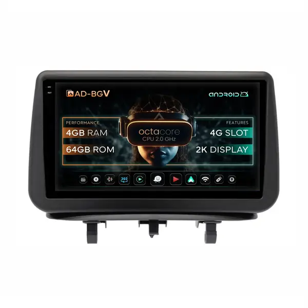 Navigatie Ope Meriva (2010-2017), Android, V-Octacore 4GB RAM + 64GB ROM, 9.5 Inch - AD-BGV9004+AD-BGRKIT366