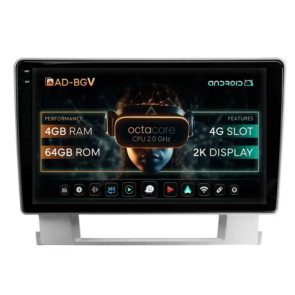 Navigatie Opel Astra J, Android, V-Octacore 4GB RAM + 64GB ROM, 9.5 Inch - AD-BGV9004+AD-BGRKIT253