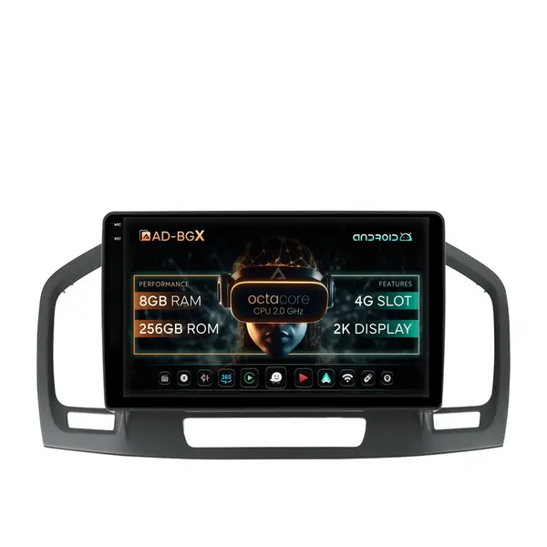 Navigatie Opel Insignia (2008-2013), Android, X-Octacore 8GB RAM + 256GB ROM, 9.5 Inch - AD-BGX9008+AD-BGRKIT254
